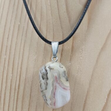 Collier pierre roulée Crazy lace qualité A
