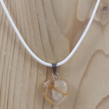 Collier pierre naturelle Quartz ferrugineux