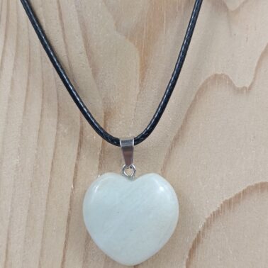 Collier pierre naturelle en forme de cœur Amazonite multicolore (Copie)