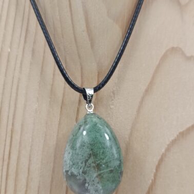 Pierre roulée Agate mousse pierre naturelle du Brésil