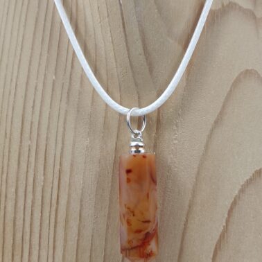 Collier pointe Cornaline pierre naturelle – Qualité A