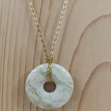 Collier Donut en Jade de Chine, provenance de Chine