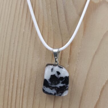 Collier Pierre roulée en Jaspe Zèbre provenance d'Afrique du Sud