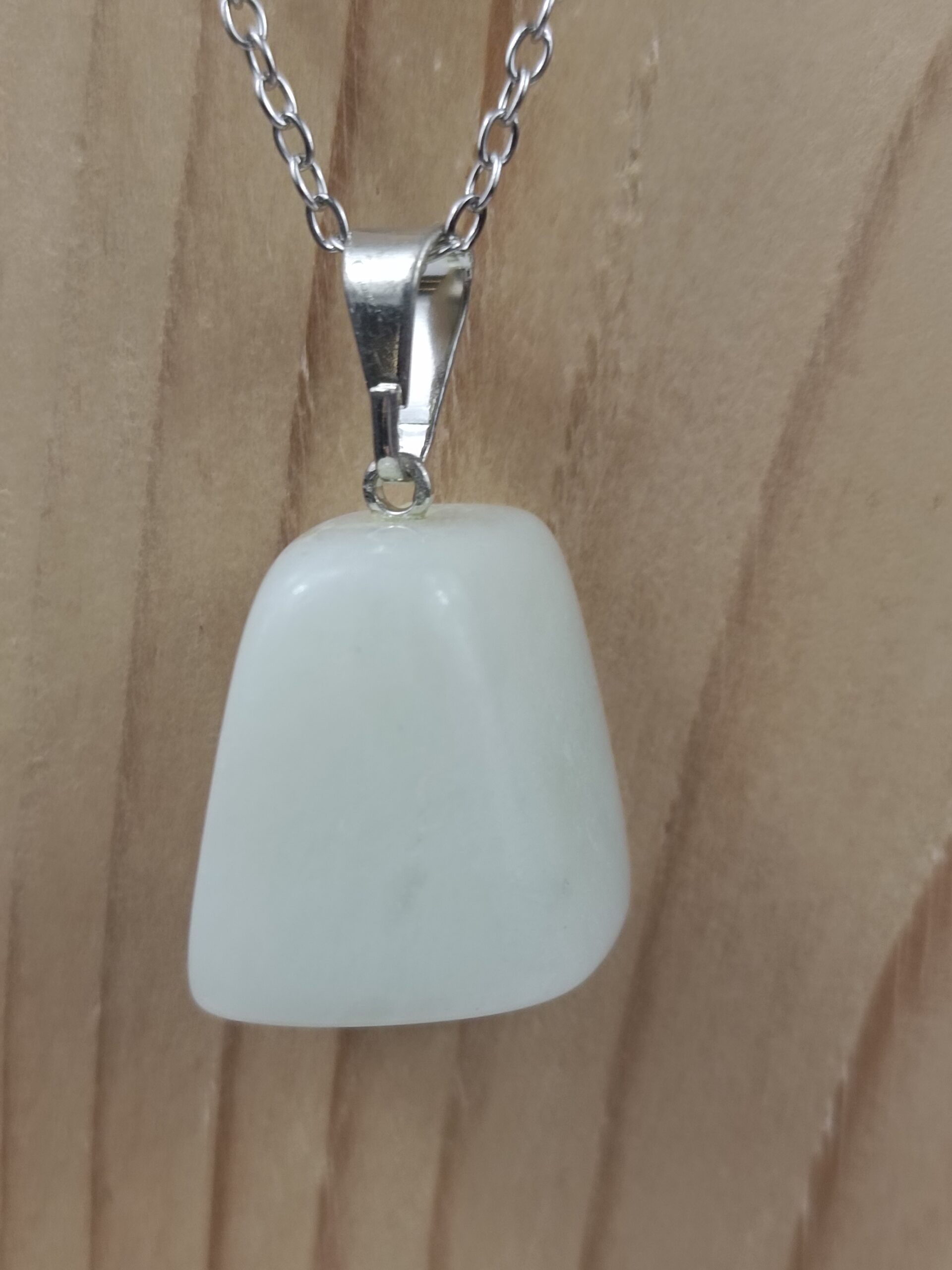 Collier Jade de Chine avec chaîne – Pierre naturelle qualité A – Image 2